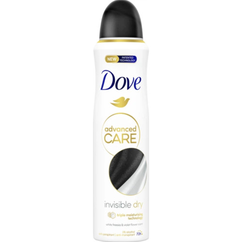 Антиперспірант-аерозоль Dove Невидимий, 150 мл